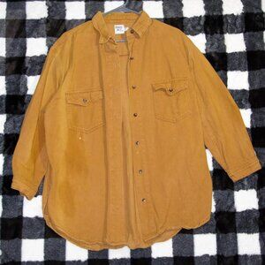 Cute Princess Polly oversized button-down in soft tan/brown!